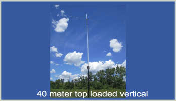 40 meter top loaded vertical 7 MHz