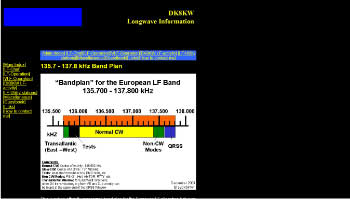 european 135.7 - 137.8 khz band plan
