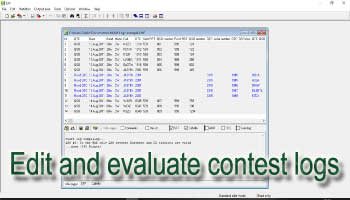 LM create, edit and evaluate contest logs