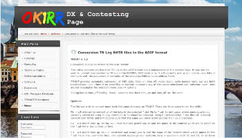 conversion tr log n6tr files to the adif format