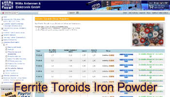 Ferrite Toroids Iron Powder
