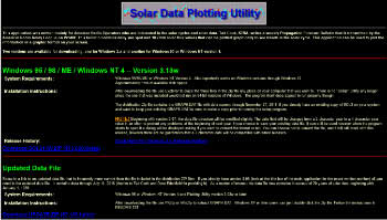solar data plot utility