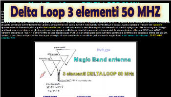 Delta Loop 3 elementi 50 MHZ