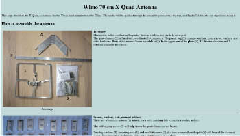>Wimo 70 cm X-Quad Antenna