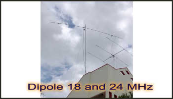 18/24 MHz rotatable dipole