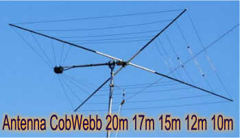 Antenna CobWebb 20m 17m 15m 12m 10m