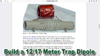 Build a 12/17 Meter Trap Dipole