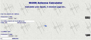 Calculate your dipole 3 element yagi