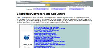Electronics Converters and Calculators