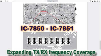 Icom IC-7851 expanding the TX-RX