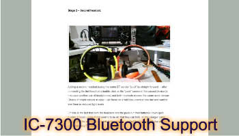 IC-7300 Bluetooth Support