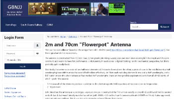 Vhf and Uhf Flowerpot Antenna