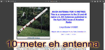 10 meter eh antenna