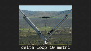 Antenna delta loop 10 metri