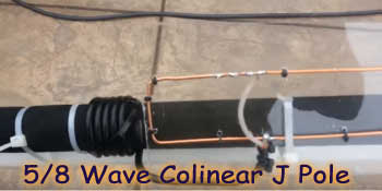 Build a 5/8 Wave Colinear J Pole Antenna