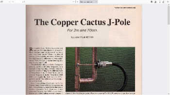 The copper cactus J-pole