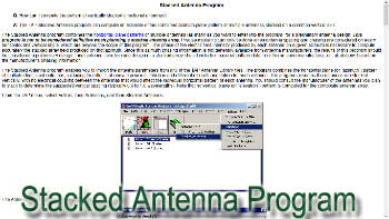 Stacked Antenna Program