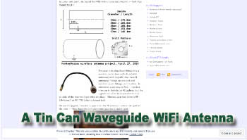 a tin can waveguide wifi antenna