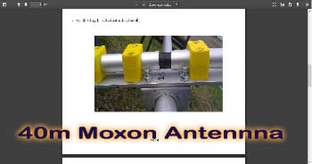 40m moxon antenna