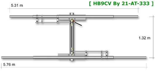 2 Element Yagi HB9CV for the 11 m