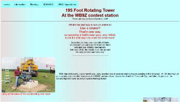 195 foot rotating tower at the