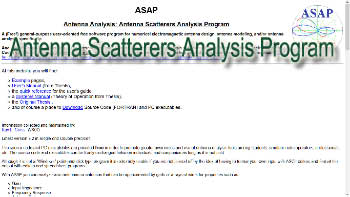 Antenna Scatterers Analysis Program
