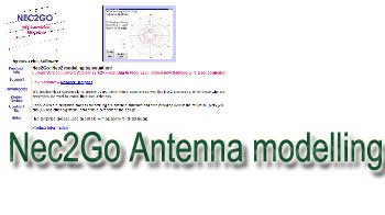 Nec2Go Antenna modelling
