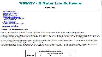 S Meter Lite Software/