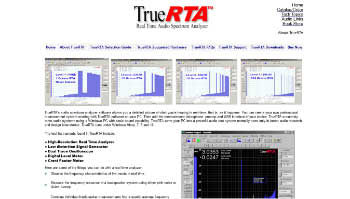 TrueRTA spectrum analyzer software