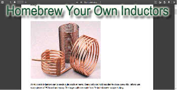 Homebrew Your Own Inductors