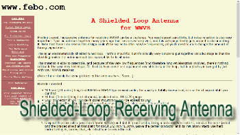 Shielded Loop Antenna for WWVB