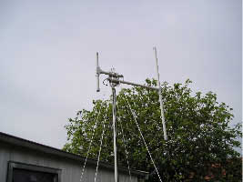 Coaxial dipoles on 2m - 70cm