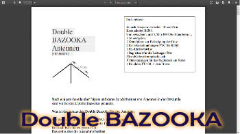 Double Bazooka antenna