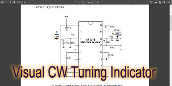 Visual CW Tuning Indicator