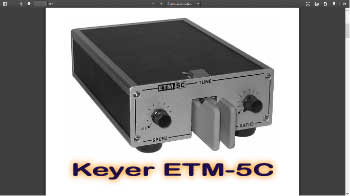 Keyer ETM-5C Elektronik