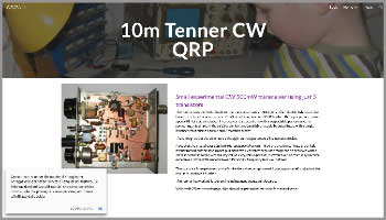 Tenner QRP 10m CW Transceiver