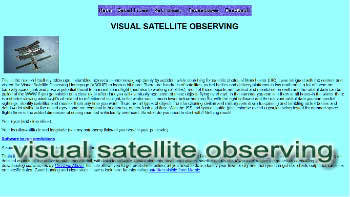 visual satellite observing