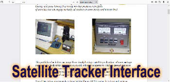 Satellite Tracker Interface