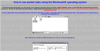 packet radio on a windows made simple