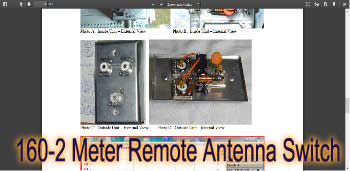 160-2 Meter Remote Antenna Switch