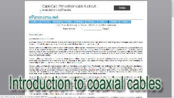 Introduction to coaxial cables