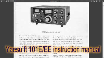Yaesu ft 101E/EE instruction manual