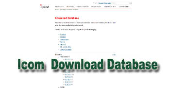 Icom Download Database