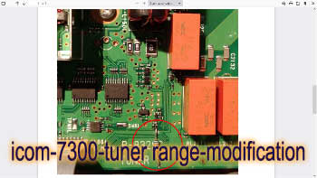 icom-7300-tuner range-modification