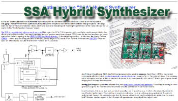 Optimizing the SSA Hybrid Synthesizer