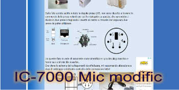 IC-7000 Mic modific