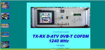 Tx-Rx D-ATV DVB-T COFDM 1240 MHz