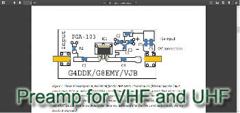 Preamp for VHF and UHF