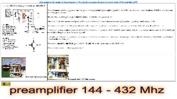 Preamplifier 144 -432 Mhz