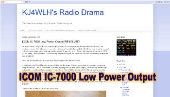 Icom ic-7000 low power output
